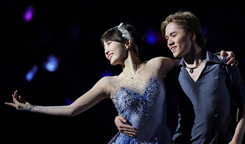 現役復帰を発表した宇野昌磨さんと本田真凜さんのアイスダンス共演 Ice