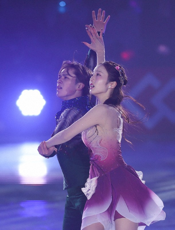 現役復帰を発表した宇野昌磨さんと本田真凜さんのアイスダンス共演 Ice