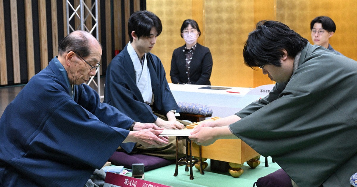 将棋：第84期名人戦 第4局 長考 探り合い慎重 | 毎日新聞
