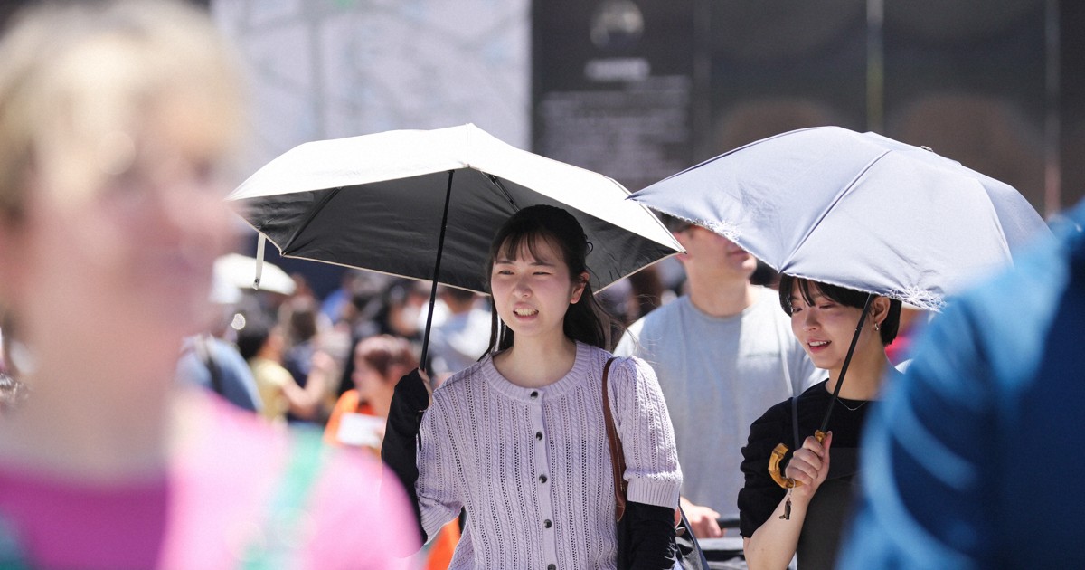 東京都心で30.2度、今年初の真夏日に　7月中旬並みの陽気に