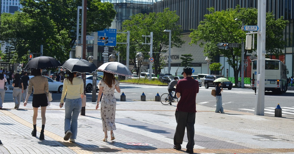 愛知、岐阜でも初の真夏日　東海は19日まで暑さ続く見込み