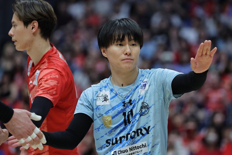 バレー推し：サントリー小川智大、相手サーブは「代表レベルで走ってい