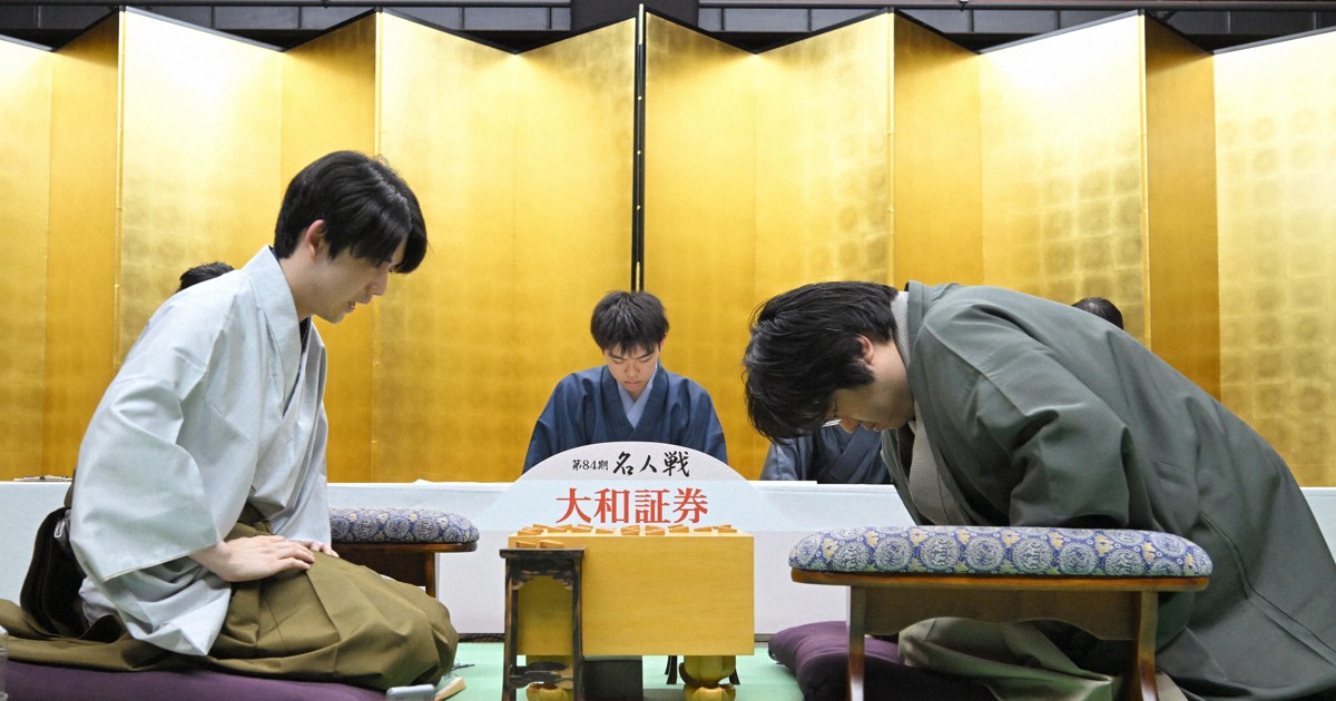 藤井聡太名人が名人戦4連覇 開幕4連勝で糸谷九段降す 第4局 | 毎日新聞