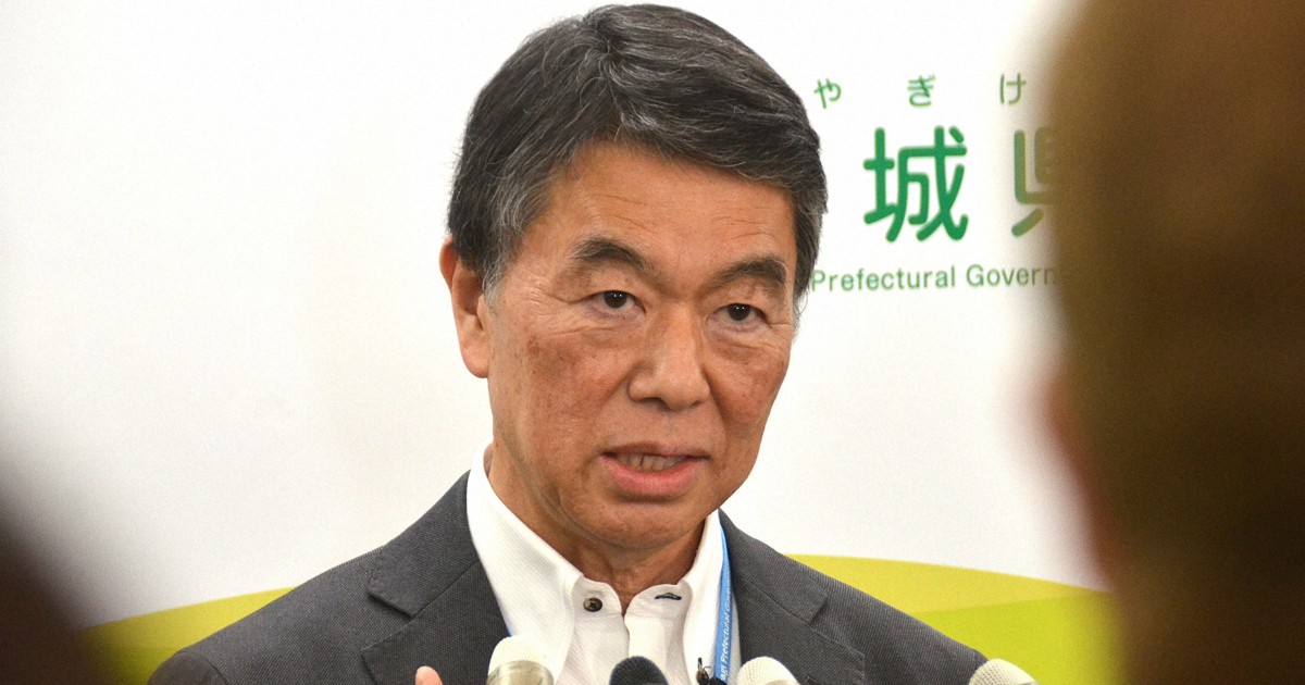 宮城の村井知事が公務に復帰　脳の良性腫瘍、手術で摘出