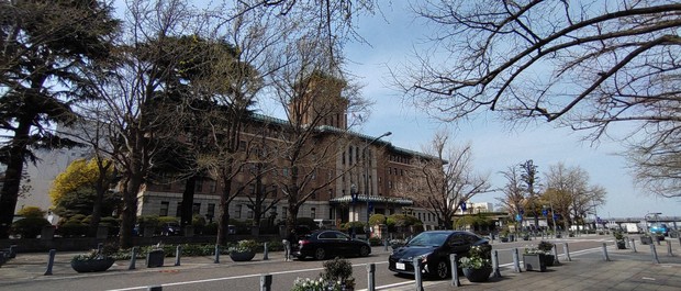 The customs house first visited by Bird stood on ground now occupied by the Kanagawa Prefectural Government offices, pictured here in this April 2024 file photo. (Mainichi/Tadahiko Mori)