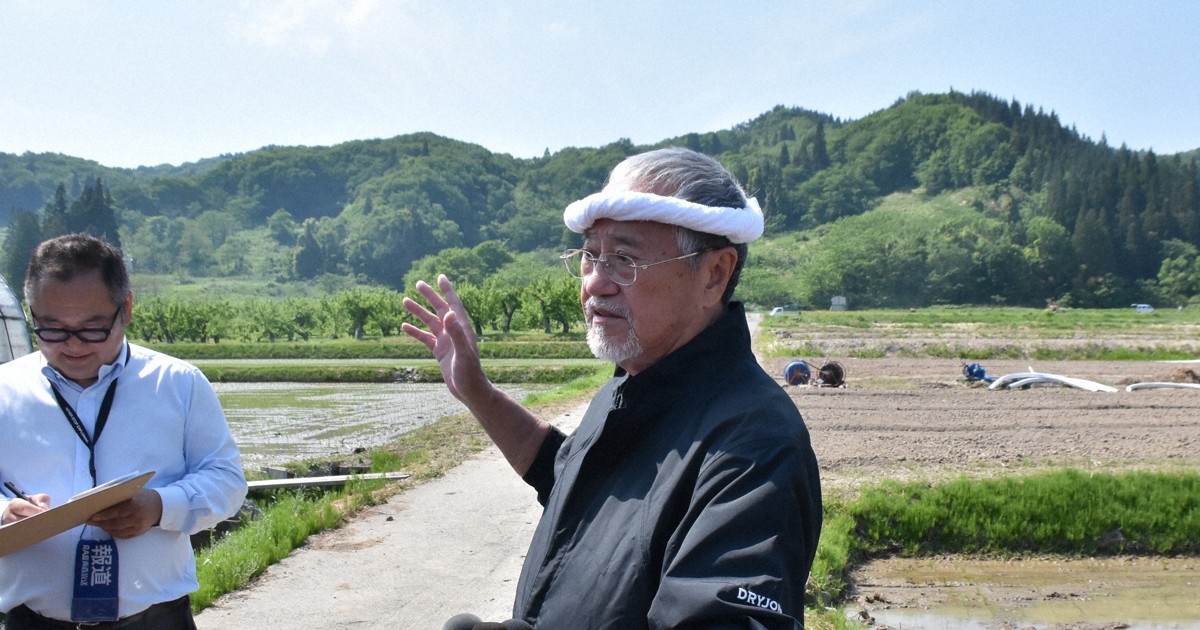 吉幾三さん、青森で「幾三米」の田植え　西目屋村の返礼品に