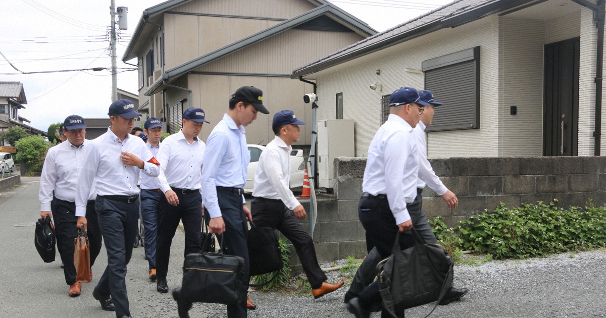 男性の耳切断容疑で　山口組系組事務所を家宅捜索　福岡県警