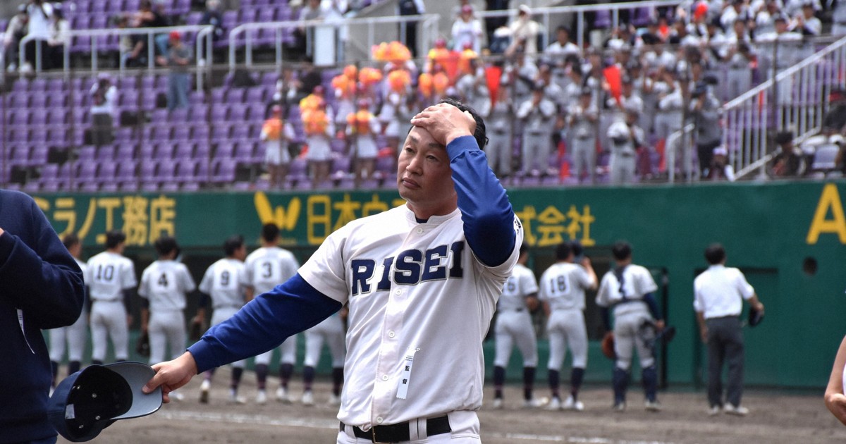 乱打戦で敗れた履正社・多田監督「4、5点ぐらいの勝負かと…」
