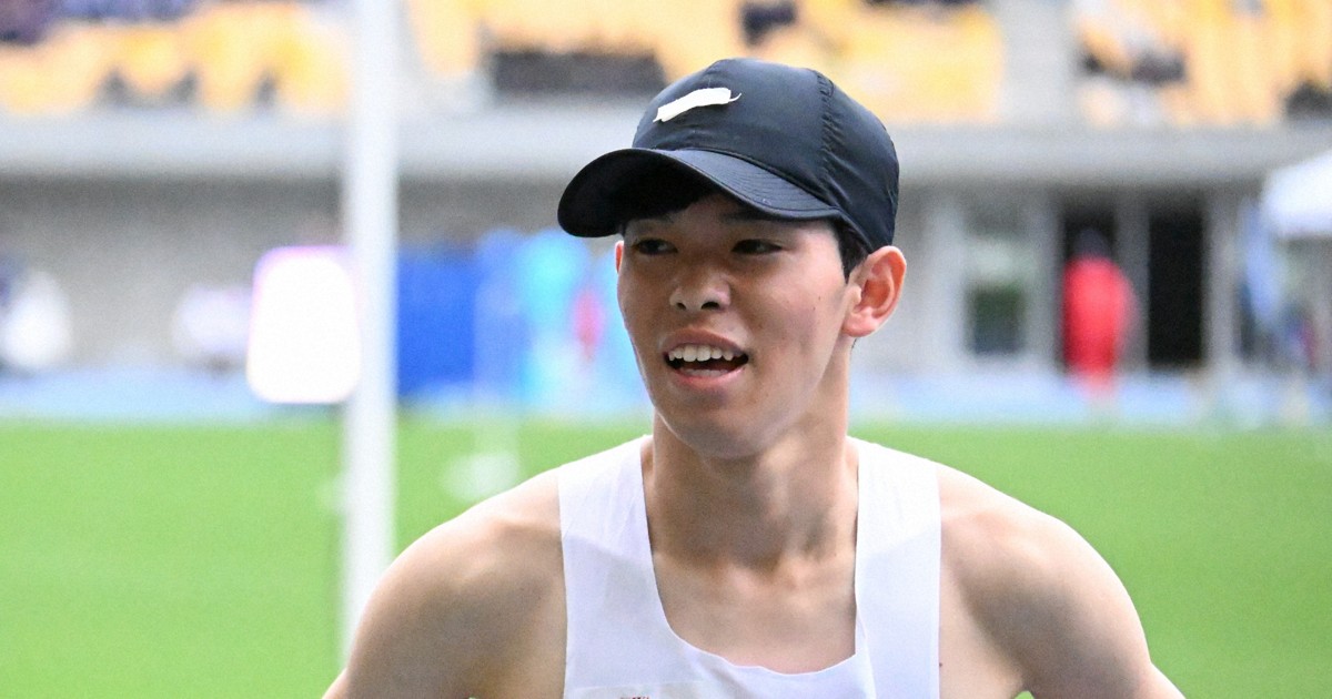 「日本第一主務」中大山崎草太，目標在關東學生田徑賽決勝中堅持下去