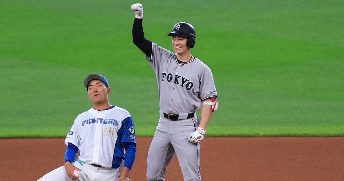 松本剛が連日の適時打、ジャイアンツが連勝 日本ハムvs巨人 プロ野球セ