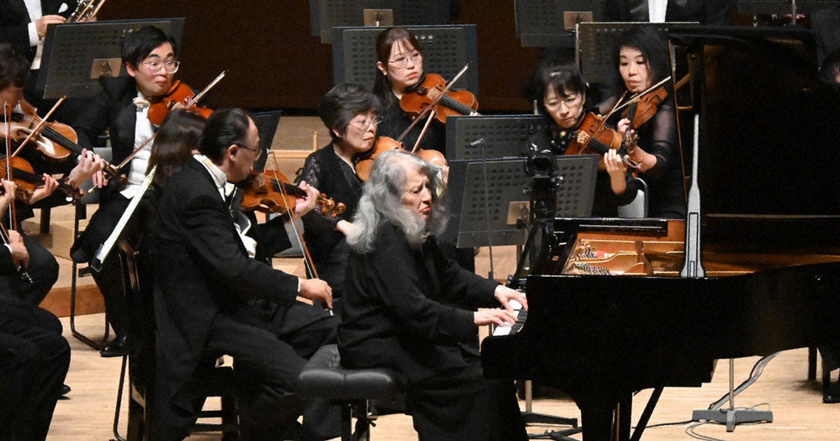 アルゲリッチさん、柔らかなタッチで観客魅了　大分・音楽祭