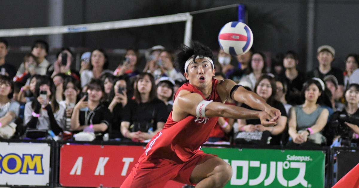 排球雙棲球員水町泰斗，兼顧室內與沙灘排球，獲選亞洲運動會代表隊