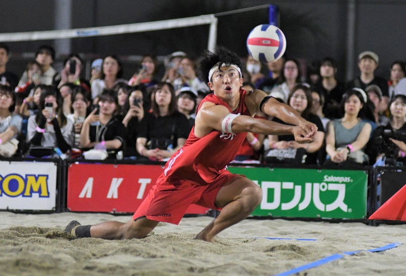 排球雙棲球員水町泰斗，兼顧室內與沙灘排球，獲選亞洲運動會代表隊