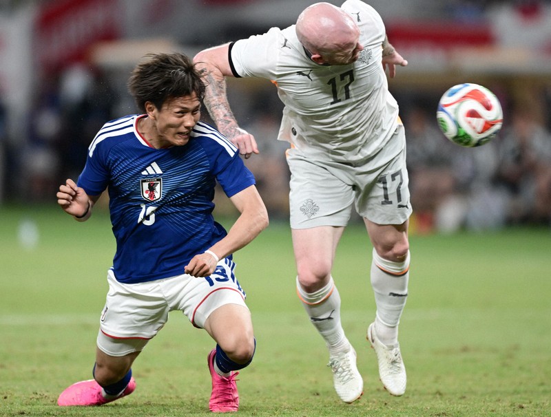 日本男足世界盃壯行賽擊敗冰島 1:0 取得勝利
