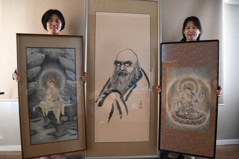 亡き母が描いた仏画 展示 安寧の祈り込め 伊賀 ／三重 | 毎日新聞