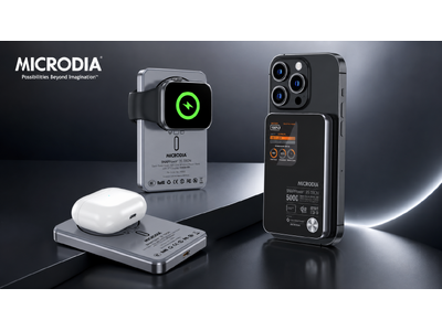 プレスリリース：MICRODIA、Apple Watch・AirPodsも同時充電できる準