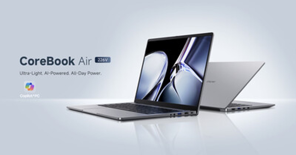 プレスリリース：CHUWI、Intel Lunar Lake搭載の14型AI PC「CoreBook