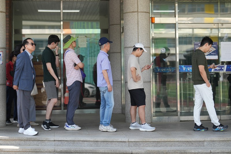 韓國統一地方選投票用紙不足引發混亂 投票延長