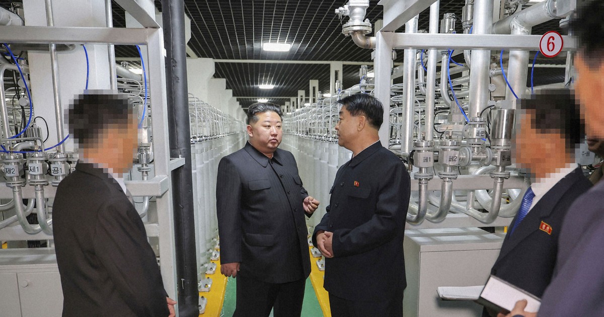 Kim says N. Korea more than doubled nuclear material production capacity