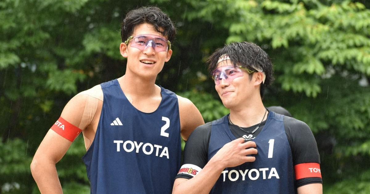 バレー推し:ビーチ黒沢孝太が語る水町泰杜の素顔「もしお兄ちゃんがいたら」