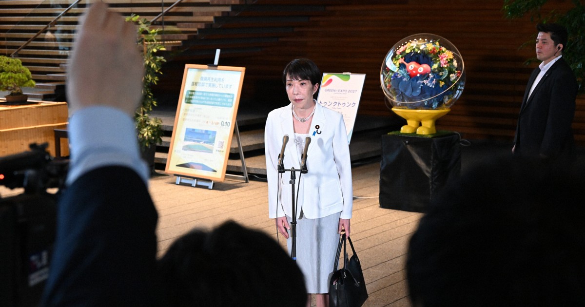高市首相、中傷動画の作成者「面識ない」　記者団に改めて強調