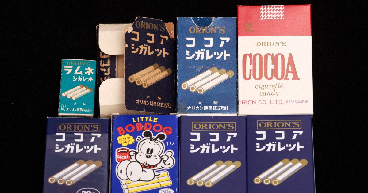 ココアシガレット原型?　オークションで発見、企画本部長も驚き