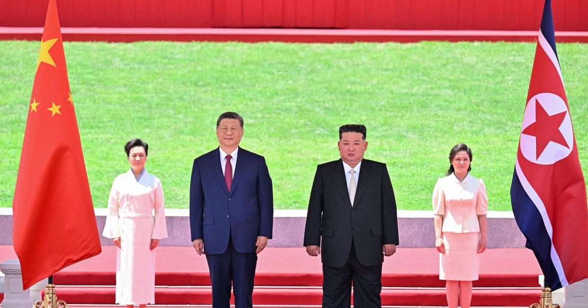習近平の中国:盛大歓迎で「関係回復」演出　北朝鮮が期待する一手は　中朝会談