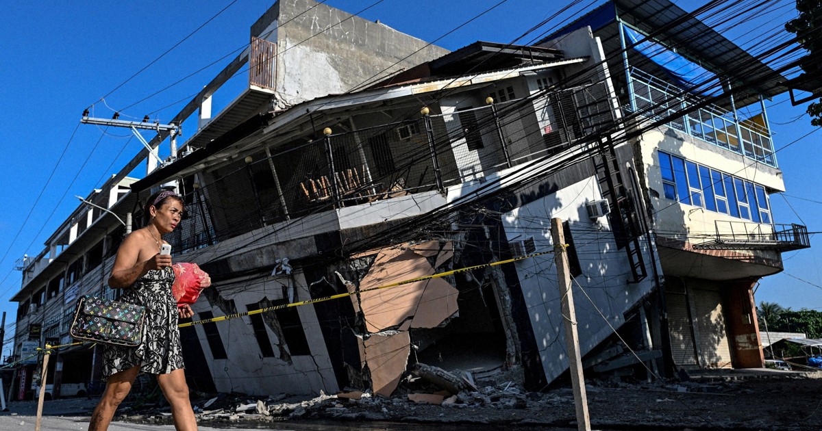 フィリピン地震、死者37人に　津波被害は軽微、建物倒壊相次ぐ