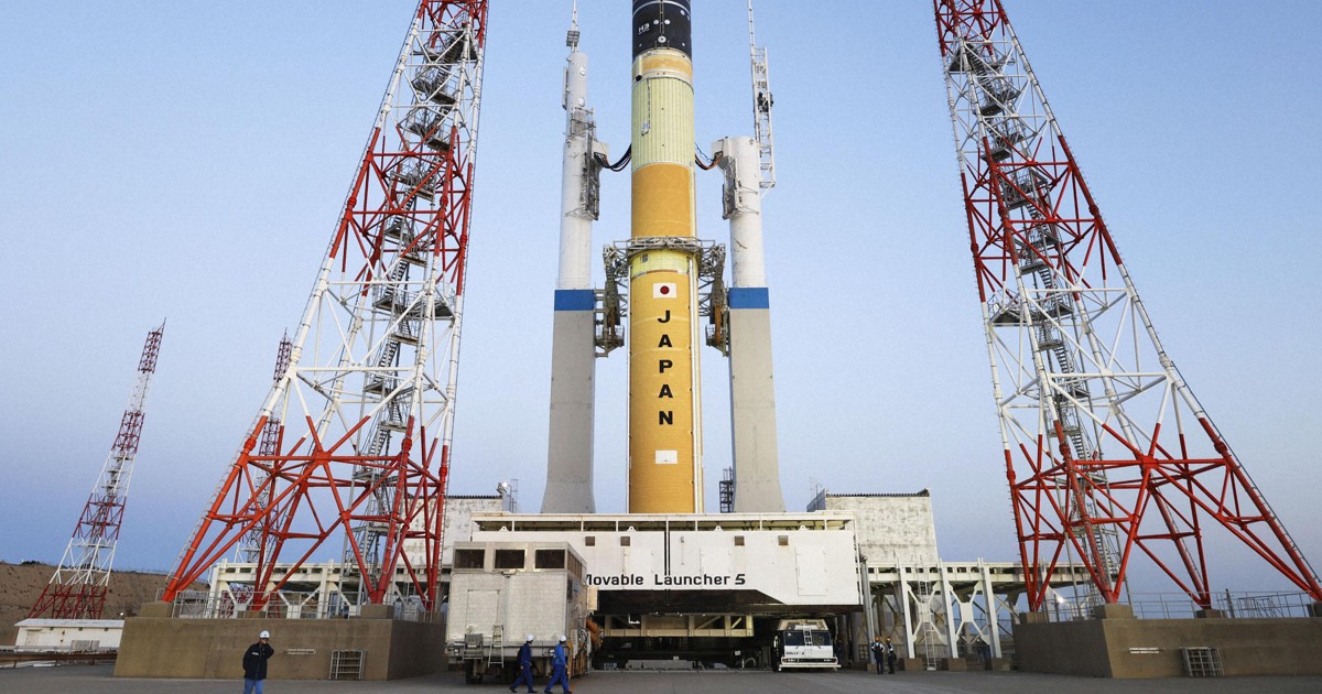 H3ロケット、12日打ち上げへ　悪天候予想で延期、再設定
