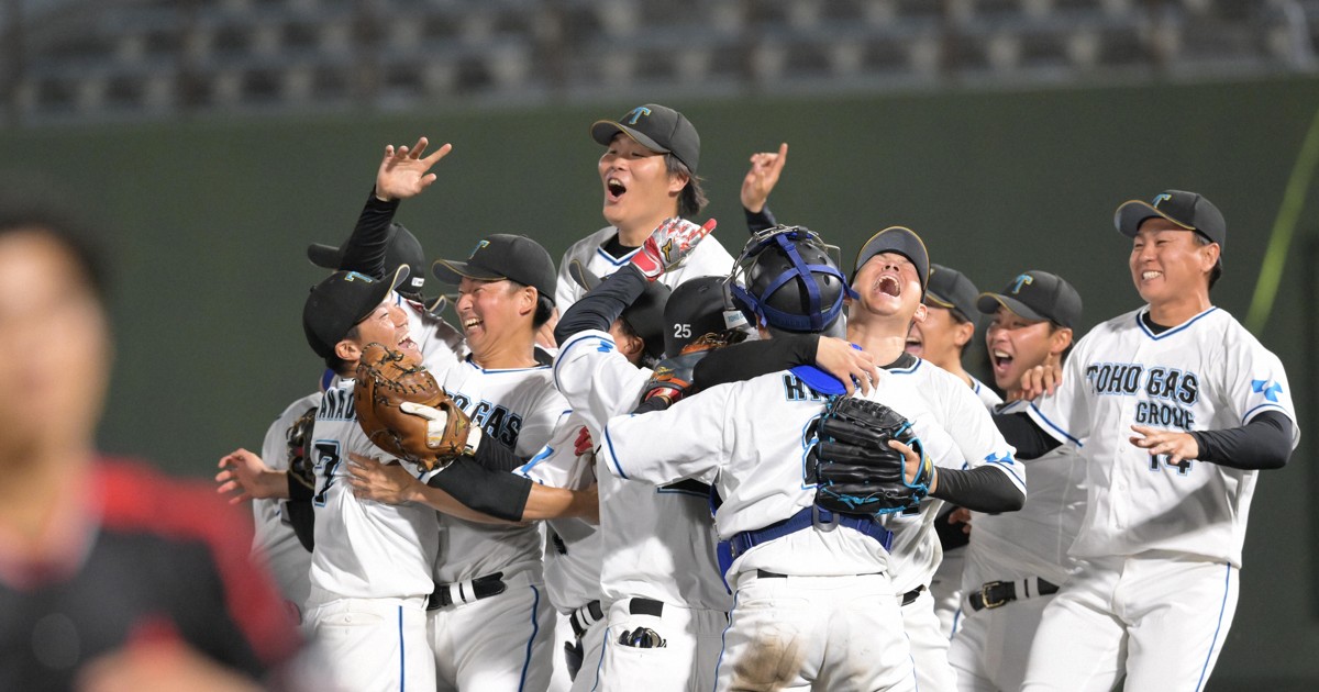 元ヤクルト・吉田大喜が快投　東邦ガス、2年ぶり都市対抗出場へ