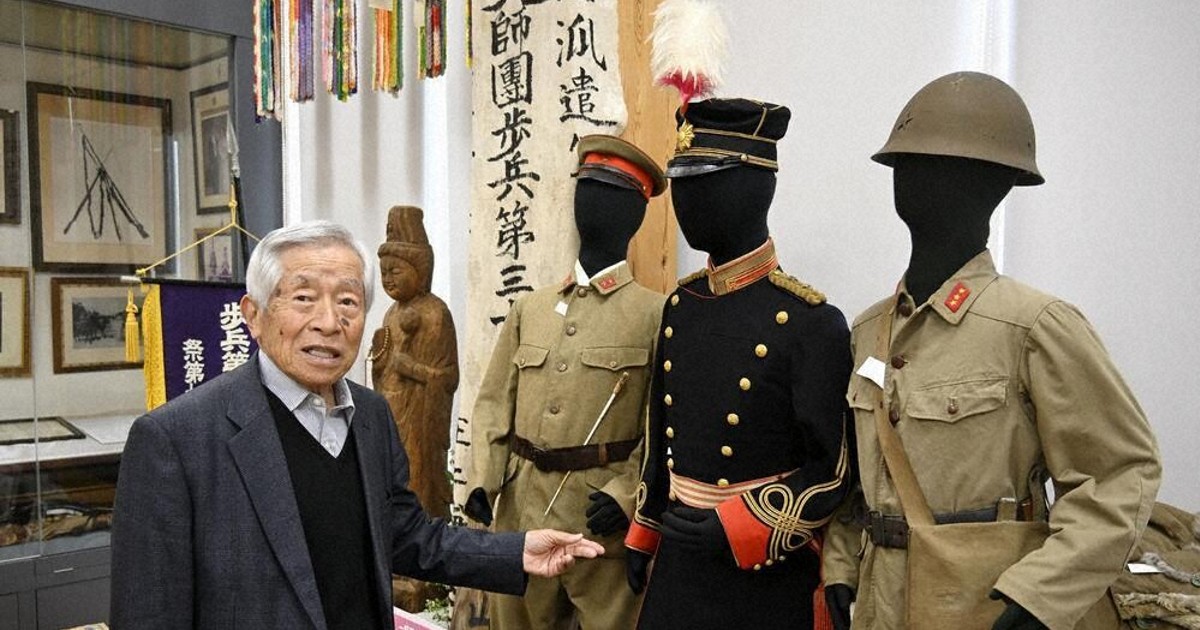戦後81年：連隊の歴史 後世へ伝承 鯖江市遺族連合会会長 大久保さん