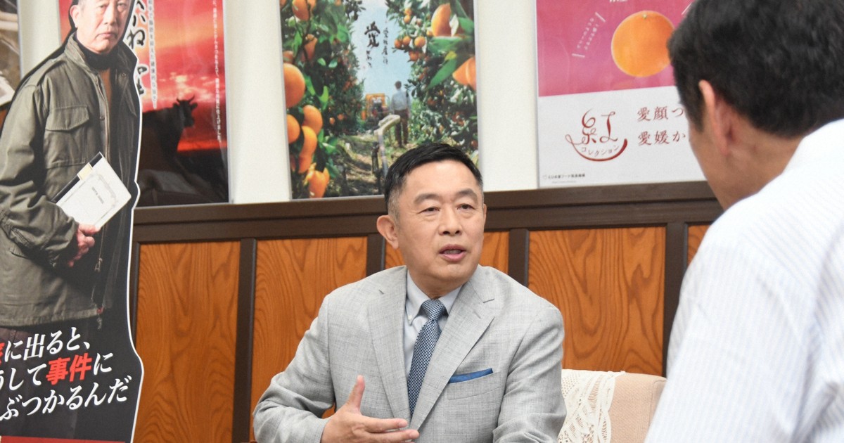 映画「旅人検視官」内藤剛志さんがPR　愛媛で事件解決に挑む