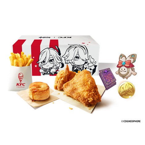 キャラクターイラスト皿 原神エウルア KFC オリコンニュース：［きょうから］ケンタッキー『原神』コラボ第2弾