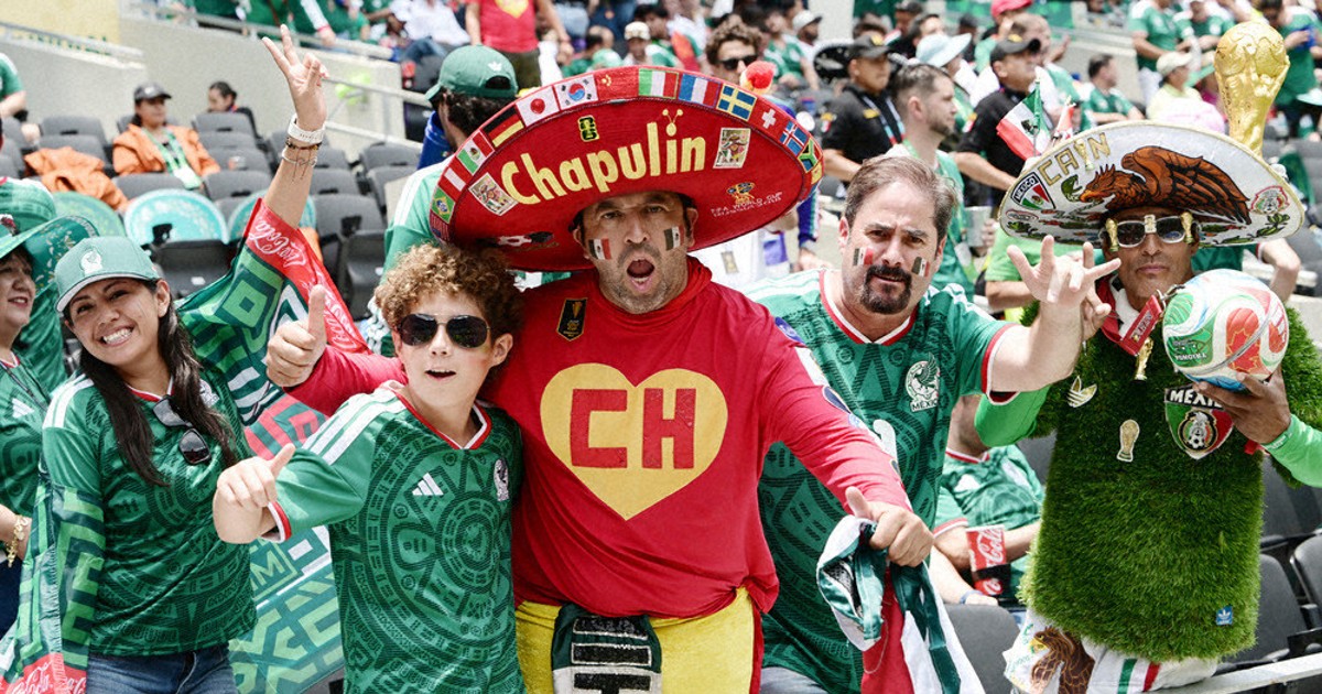 北中米W杯'26：サッカー 熱狂メキシコ、緑の濃淡 ピッチサイドに