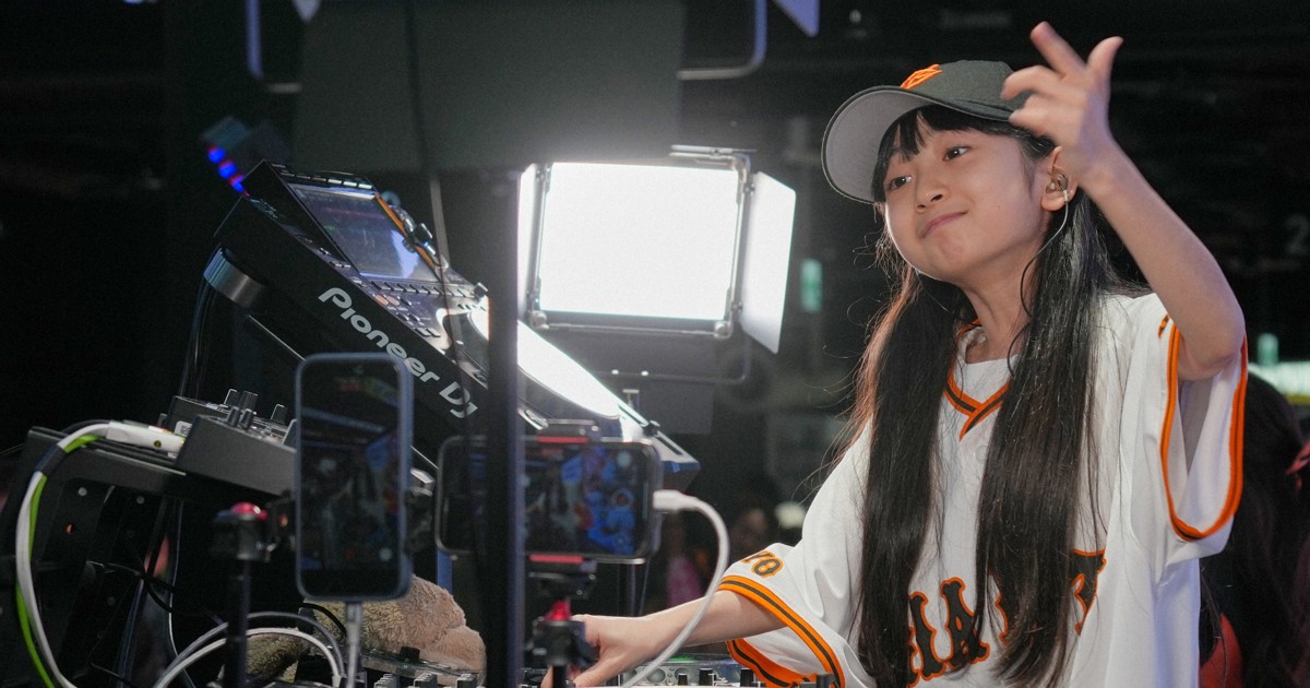 Japan's DJ Rinoka bobs to the beat as a child prodigy techno