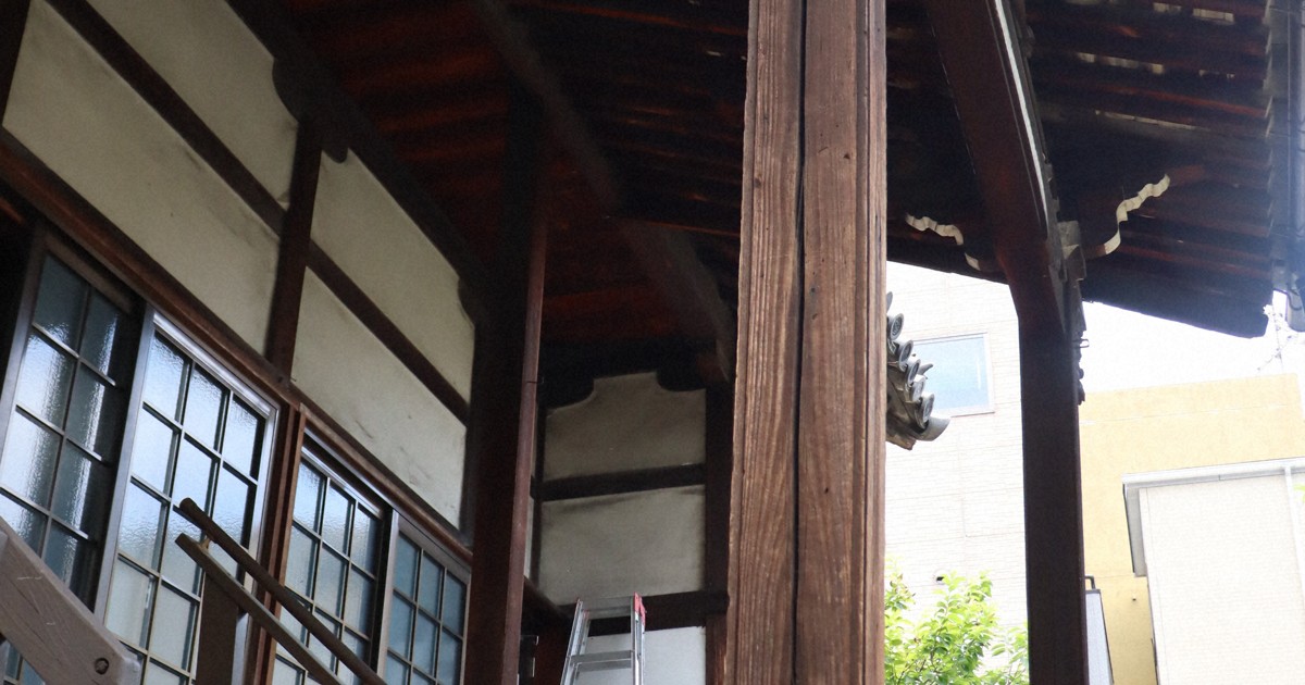 「模擬原爆」被害伝える恩楽寺本堂 シロアリで倒壊の恐れ 大阪