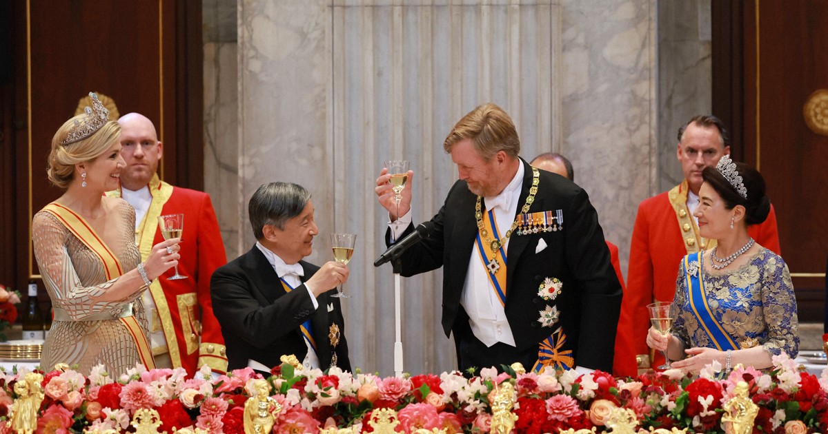 オランダ訪問の両陛下 国王夫妻主催の晩さん会へ出席 [写真特集1/25
