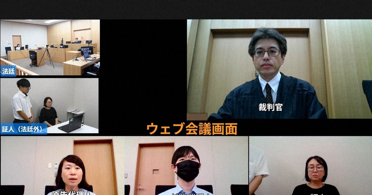 モニターに「むかつきます」 導入2年、ウェブ口頭弁論の利点と懸念