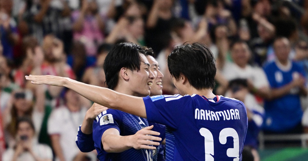 日本、3大会連続の決勝T進出に大きく前進 史上最多4得点