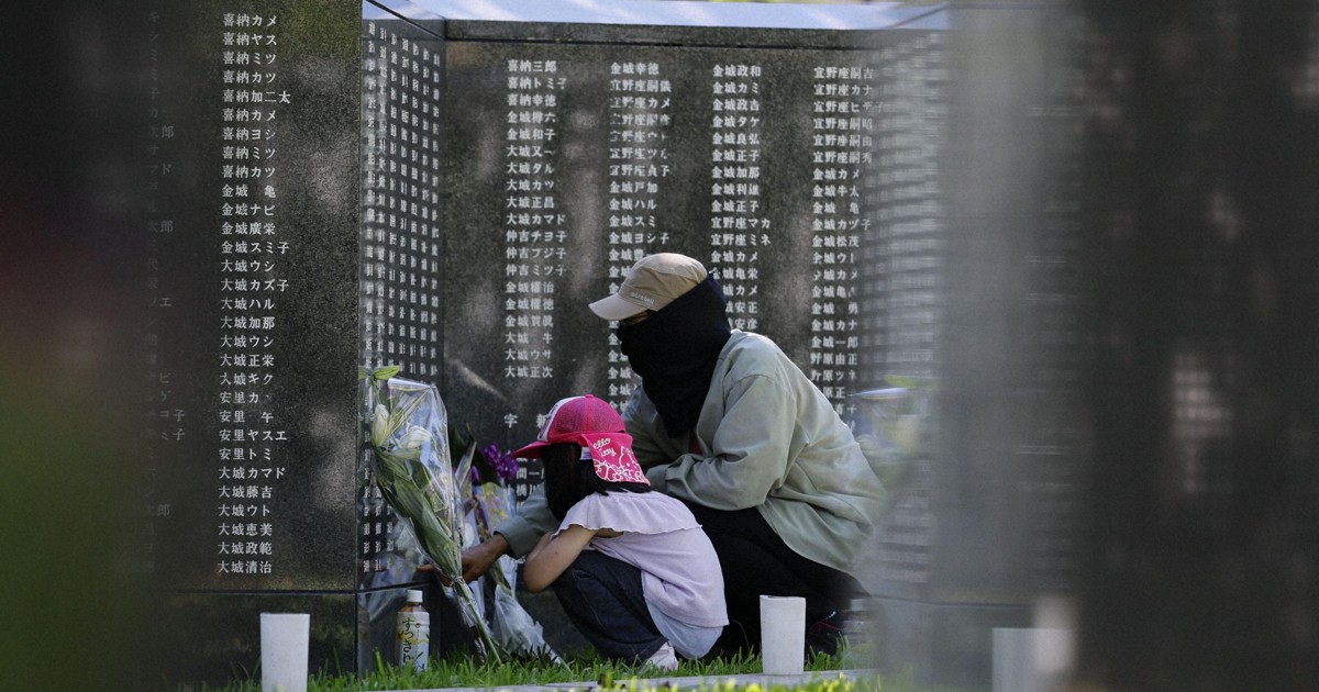 Okinawa marks 81 years since end of WWII ground battle amid defense buildup