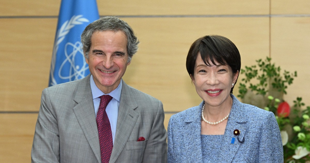 高市首相與 IAEA 格羅西會談，確認在伊朗核問題上合作