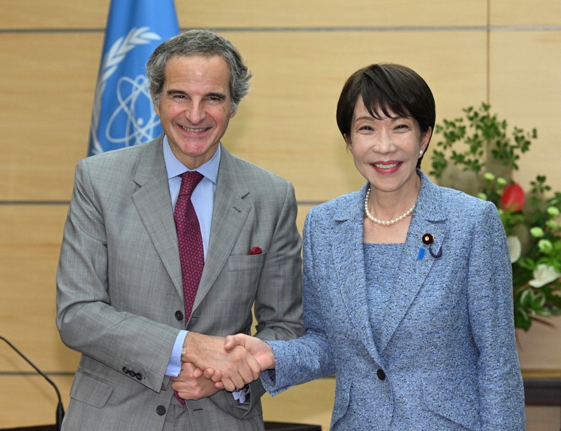 高市首相與 IAEA 格羅西會談，確認在伊朗核問題上合作