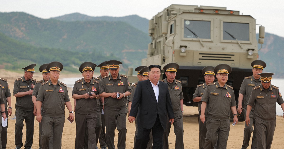金正恩視察武器試驗，疑針對韓國攻擊能力