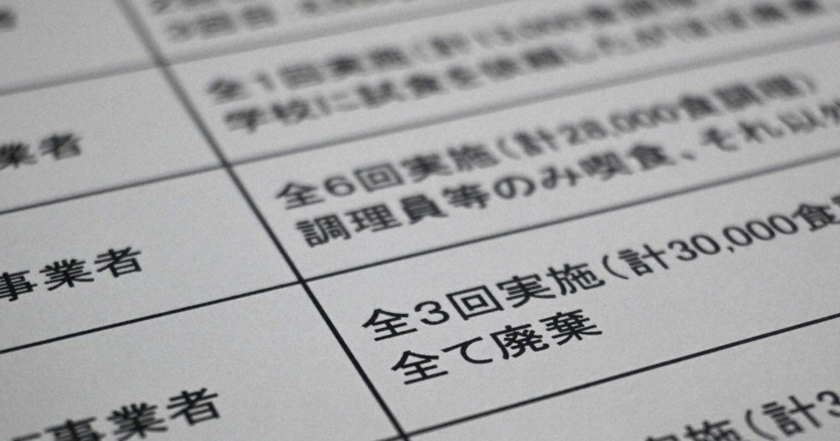 長崎市學校午餐演練引發大量丟棄爭議，市教委提出解決方案