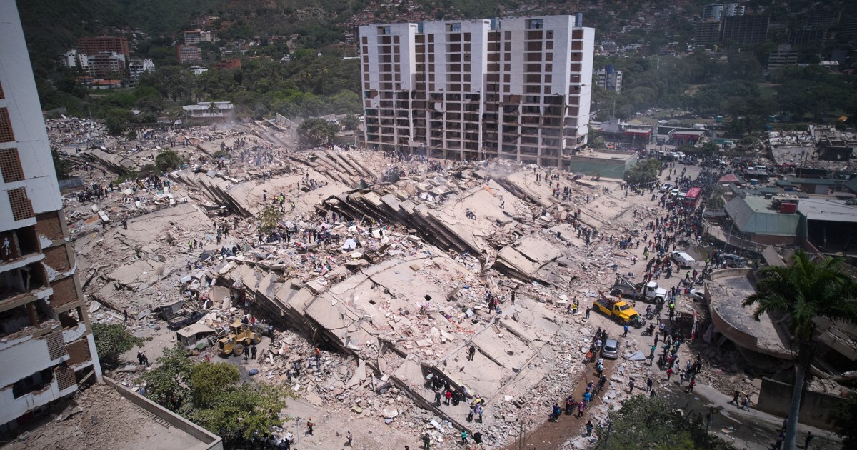 ベネズエラ地震920人死亡 医療も崩壊寸前 各国救助隊が活動