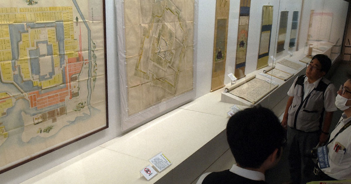 書状に見る 武将の人柄 津の博物館で「藤堂高虎」展 城の古図など、初
