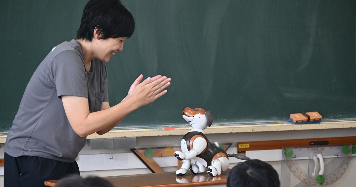 ペットロボットが学校巡回　子どもたちの癒やしに　愛知・幸田町