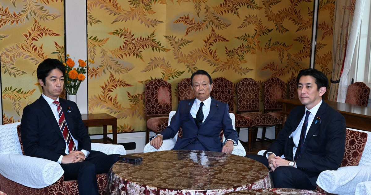読む政治:麻生氏ら「伏してお願い」で決着 皇室典範改正の維新「反乱」劇