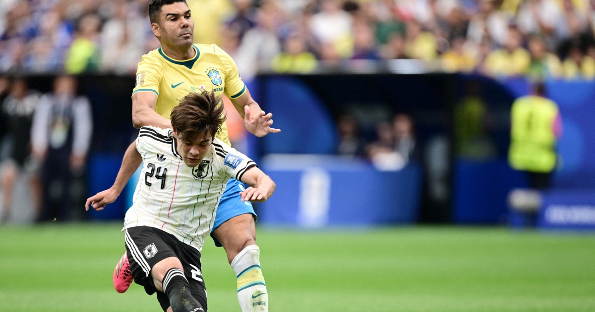 日本は前半1－0で折り返す、ブラジル戦 サッカーW杯