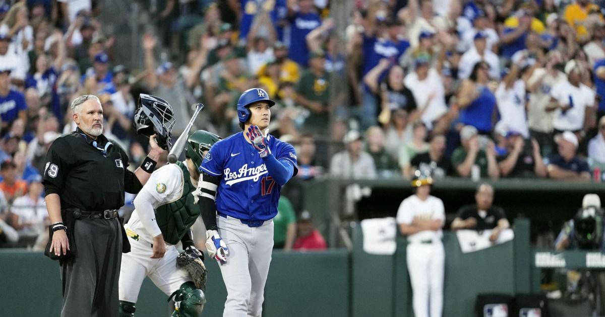 Baseball: Ohtani delivers 18th homer as Dodgers beat Athletics